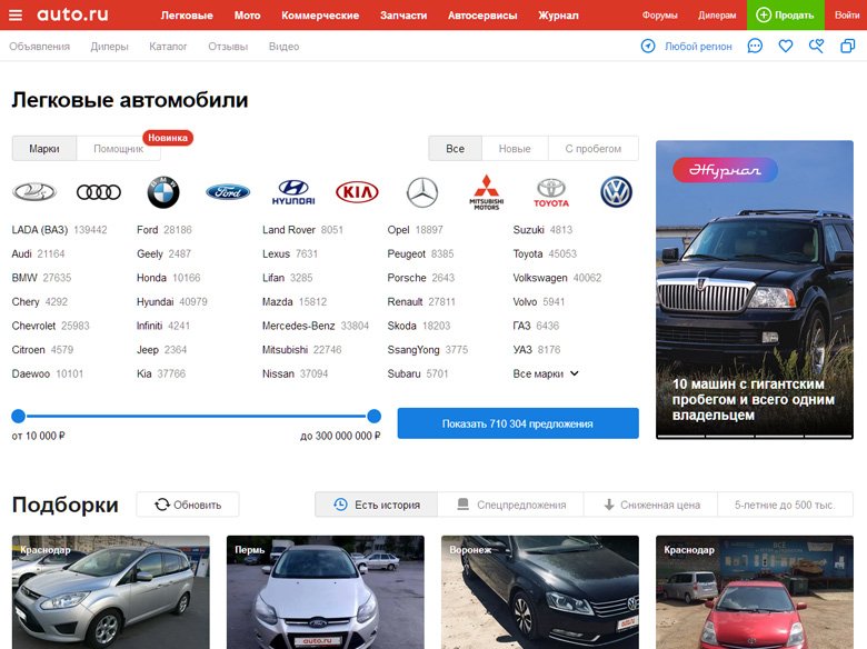 ТОП 15 лучших сайтов по продаже автомобилей 2022
